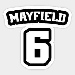 Mayfield Six Number Sticker